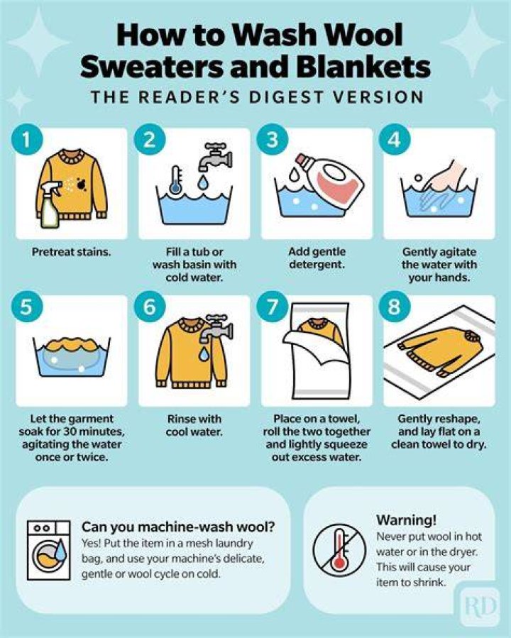 How do you wash wool without dry cleaning?